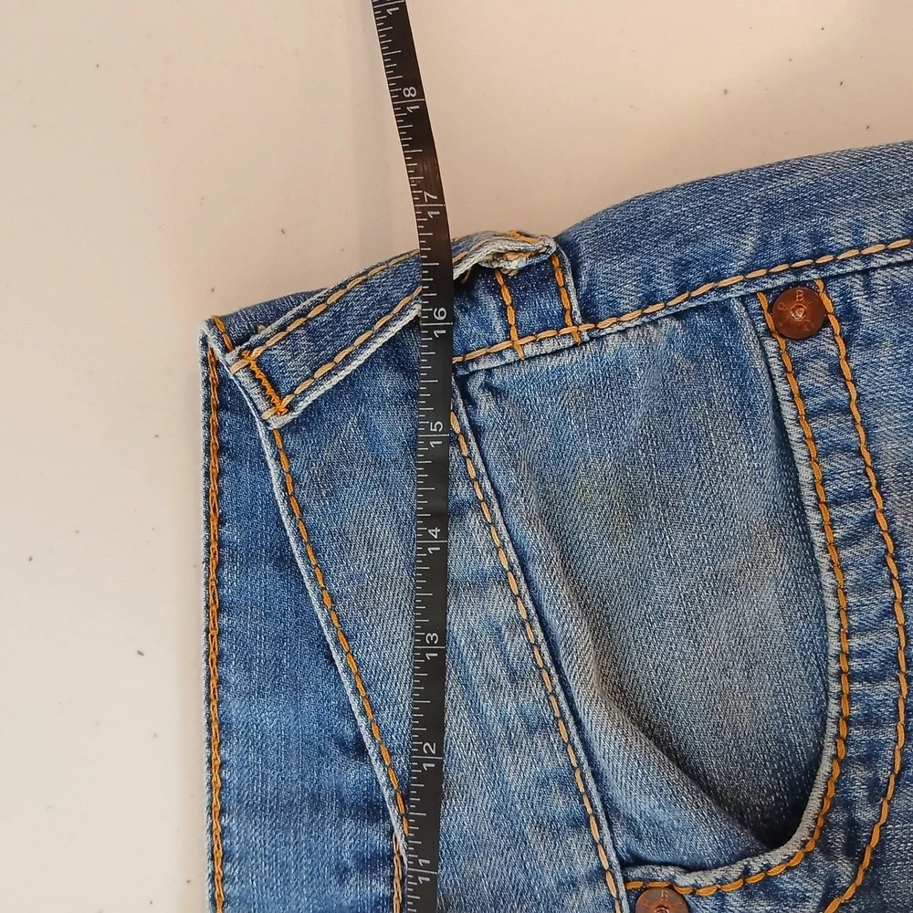 True Religion World Tour Jeans Men's 32 Blue Made in USA Denim Straight